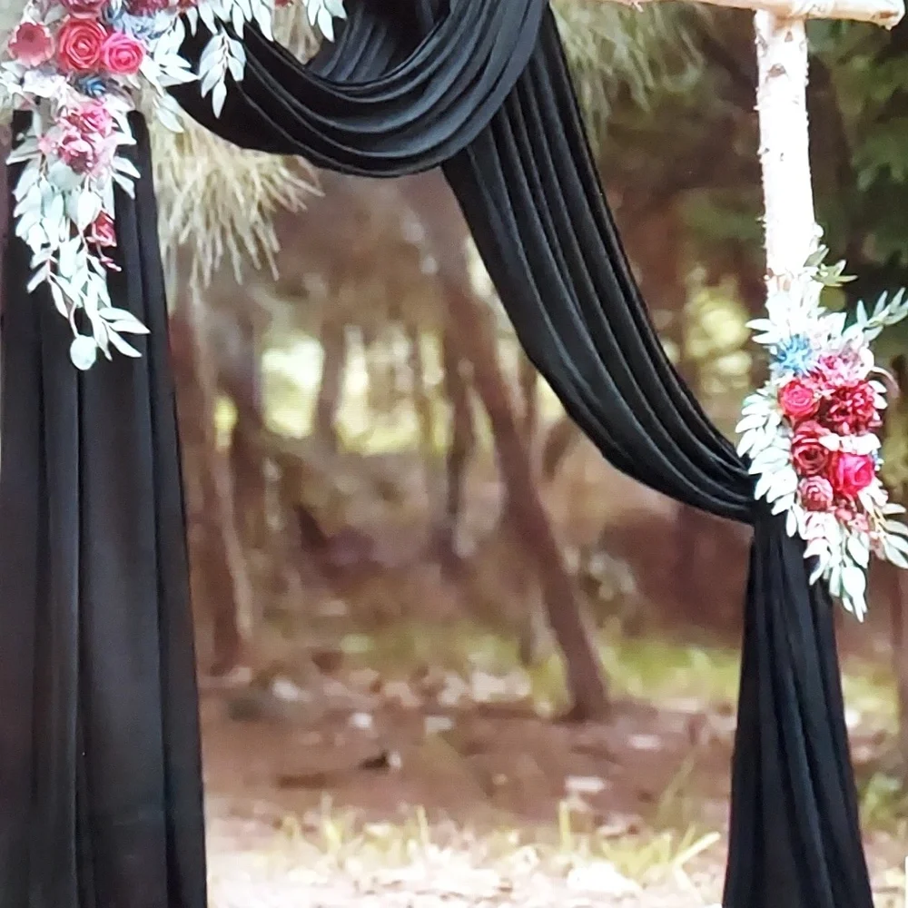 Chiffon Wedding Arch Drapes NWT - Picture 4 of 9